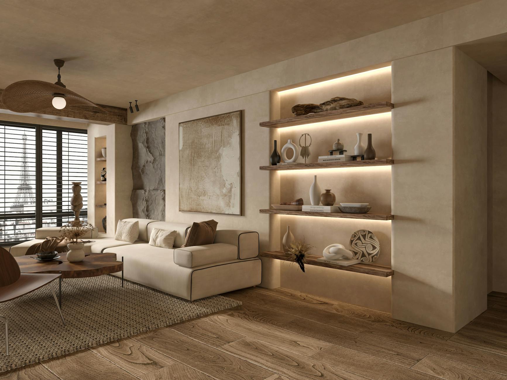 5 Shelving Options for a Thoughtful Home Layout in a comfortable everyday home